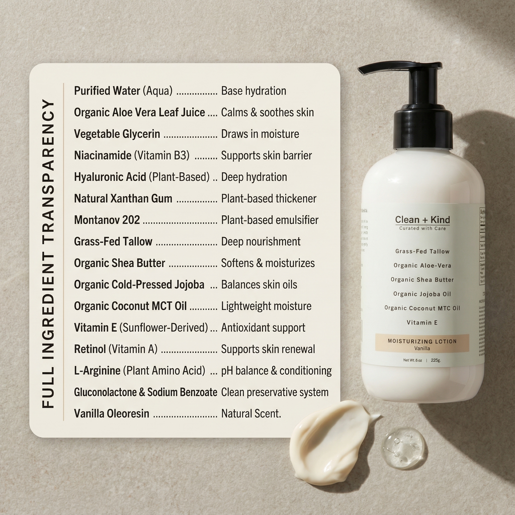 Tallow Lotion