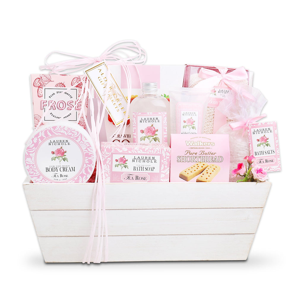 Roses for Relaxation Gift Basket