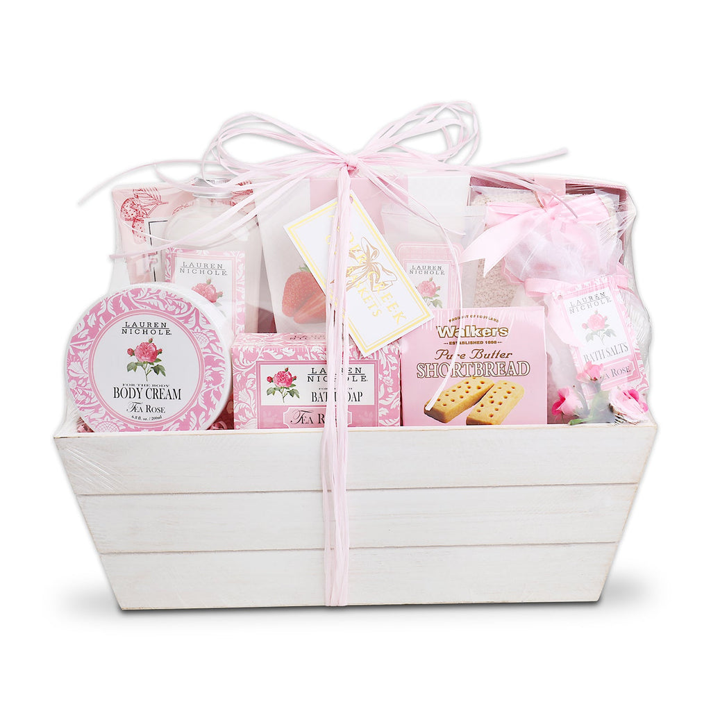 Roses for Relaxation Gift Basket