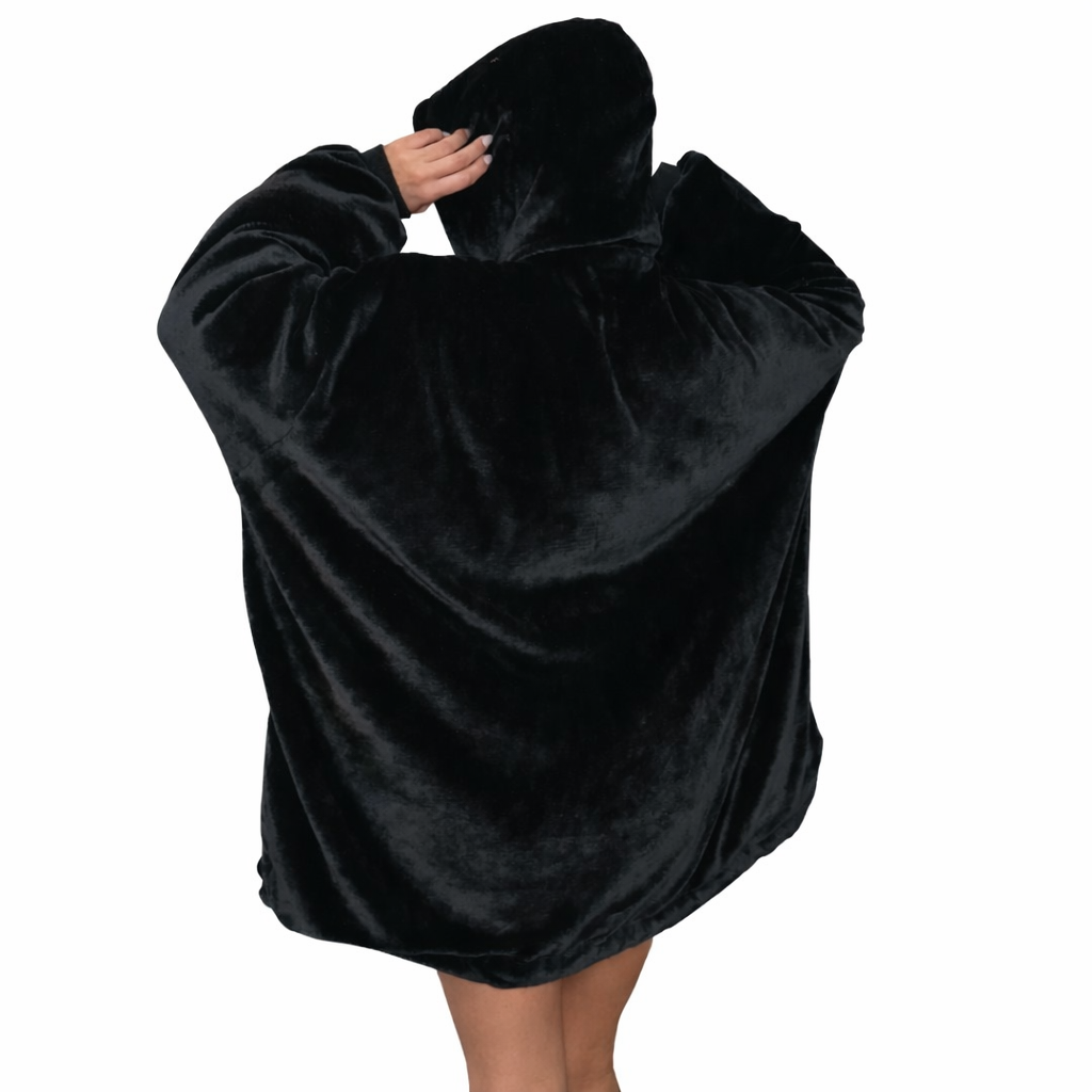 Wearable Blanket I Sherpa Blanket Hoodie oversize for Kids & Adults | OLM Toys