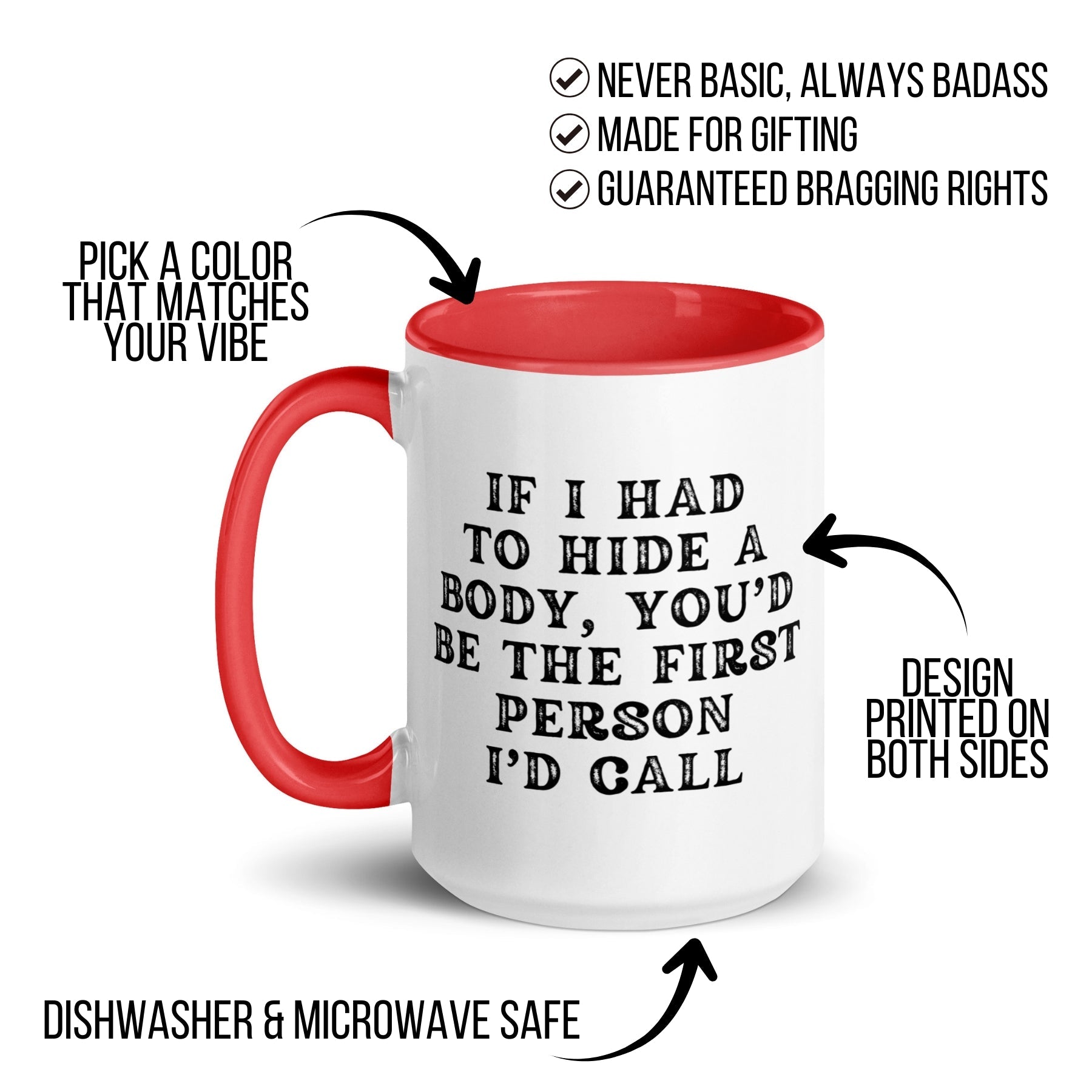 Coffee Mug I If I Had to Hide a Body Mug