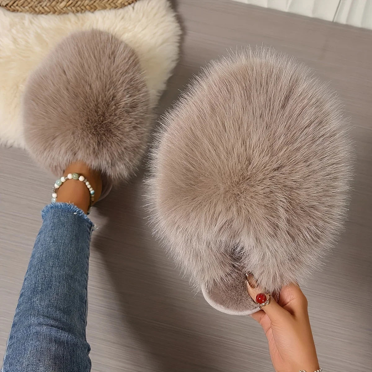 Slippers I Velixir™ - Fluffy Plush Slippers