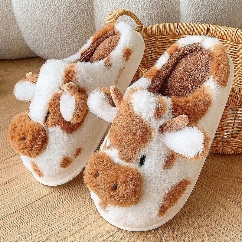 Slippers I Cute Cow Slippers