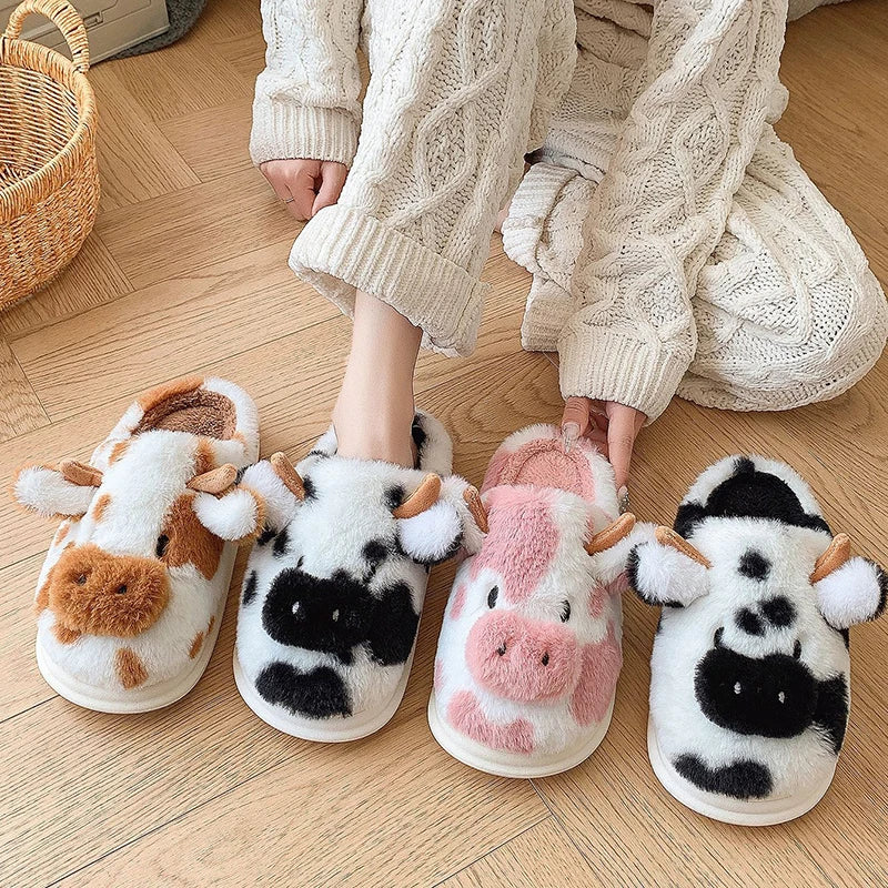 Slippers I Cute Cow Slippers