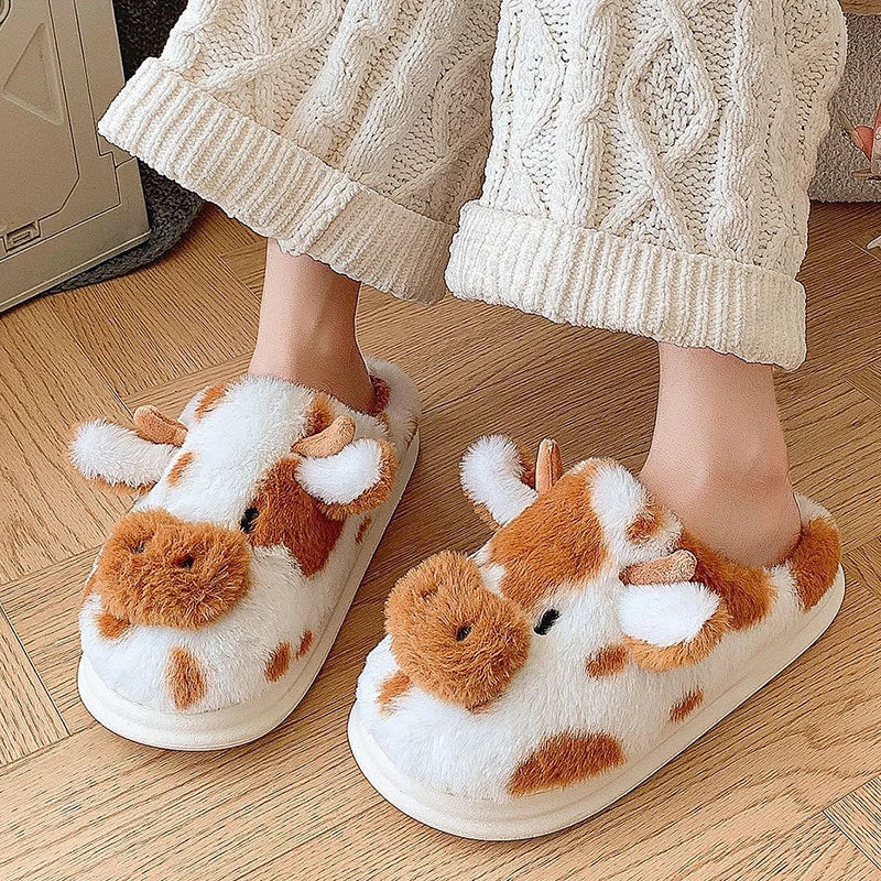 Slippers I Cute Cow Slippers