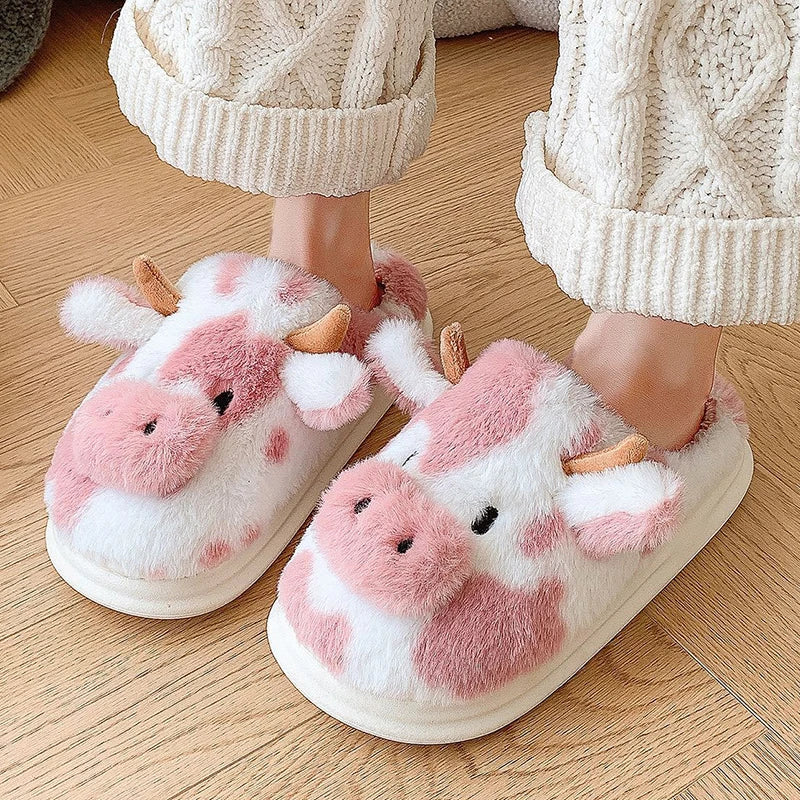 Slippers I Cute Cow Slippers