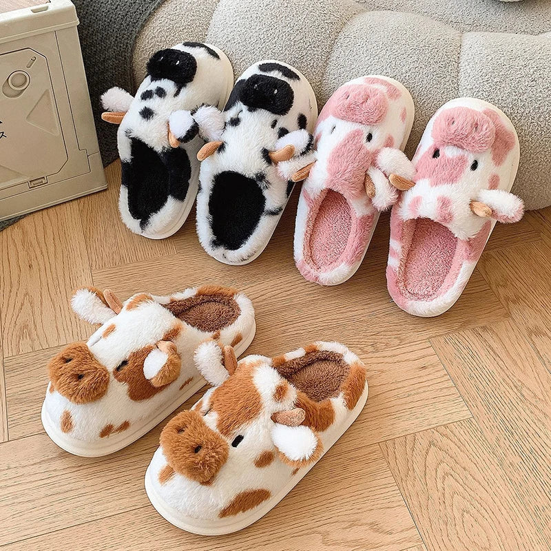 Slippers I Cute Cow Slippers