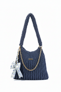 Coastal Crochet Hobo Bag