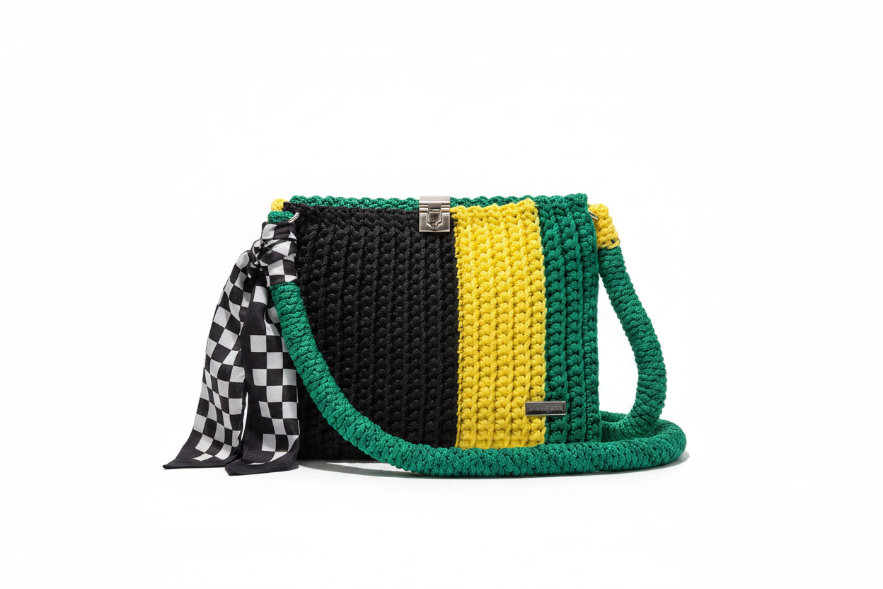 The Luxe Crochet Crossbody in Heritage
