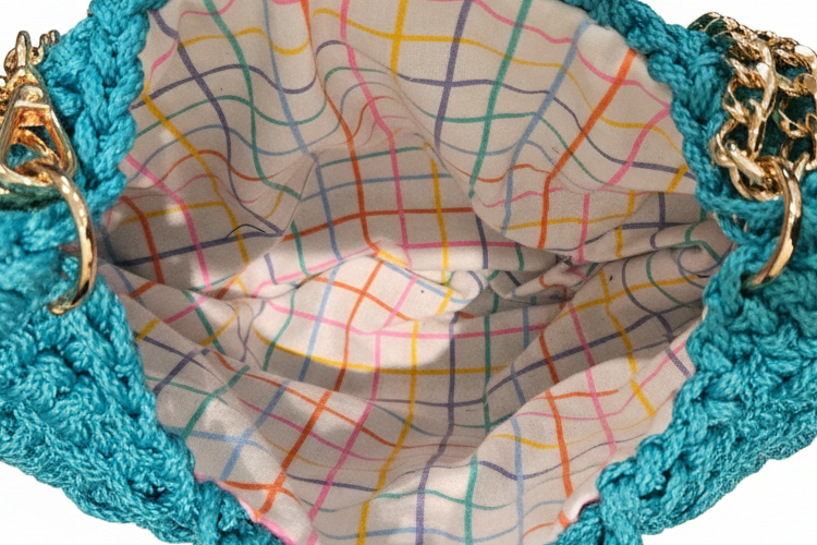 Luna Bag in Turquoise Blue