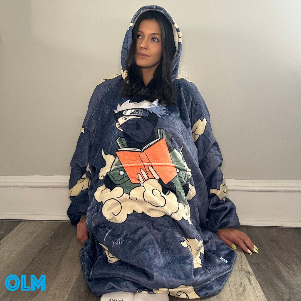 Wearable Blanket I Kakashi Hatake Wearable Blanket Hoodie for Kids & Adults