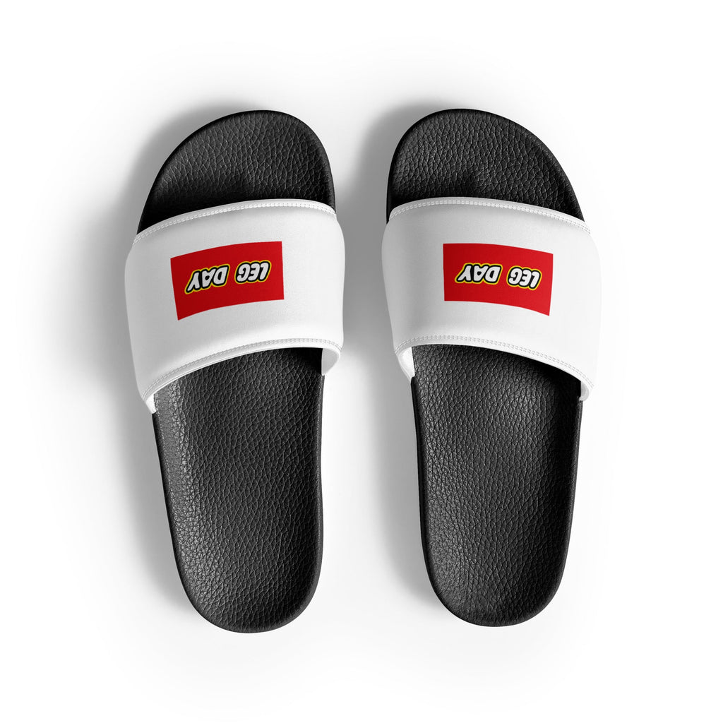 Men’s 'LEG DAY' slides - casual everyday post gym recover house shoe