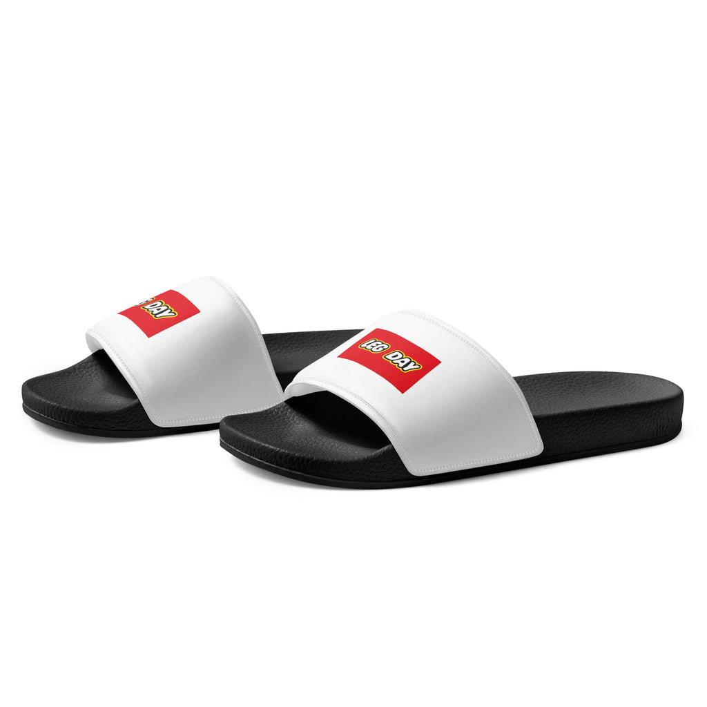 Men’s 'LEG DAY' slides - casual everyday post gym recover house shoe