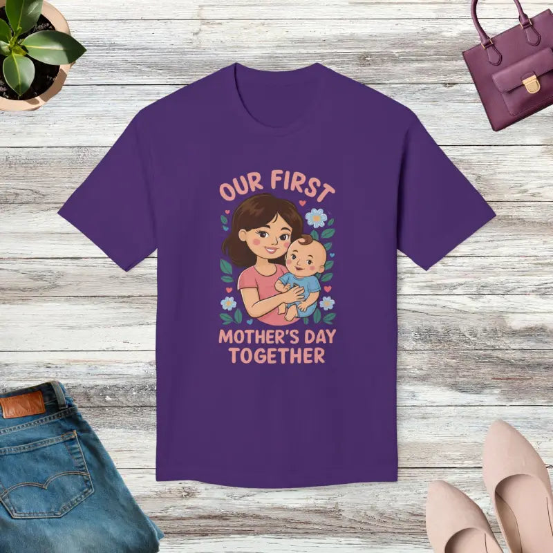 First Mothers Day T-Shirt - Celebrate Our Milestone - DipaliZ
