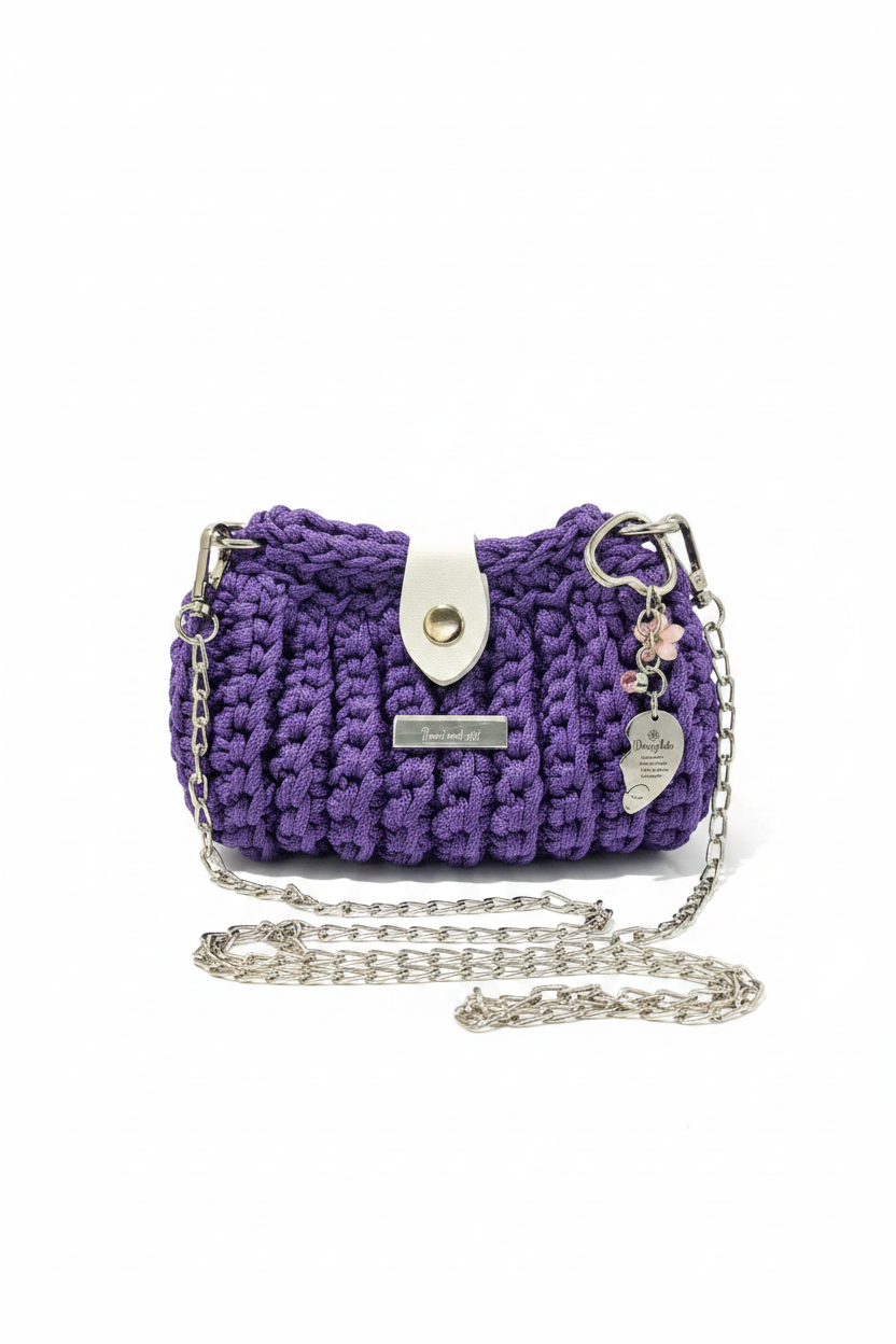 Mini Bloom Crossbody — Purple