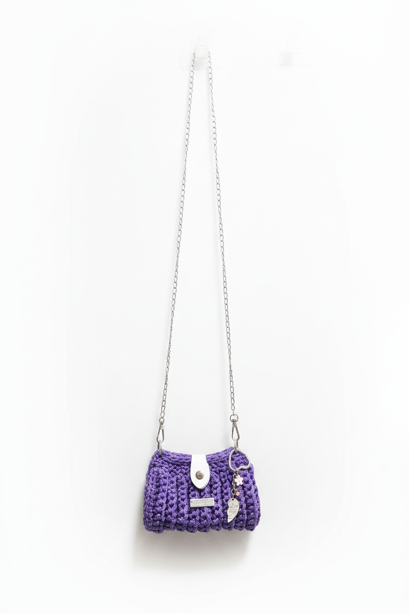 Mini Bloom Crossbody — Purple