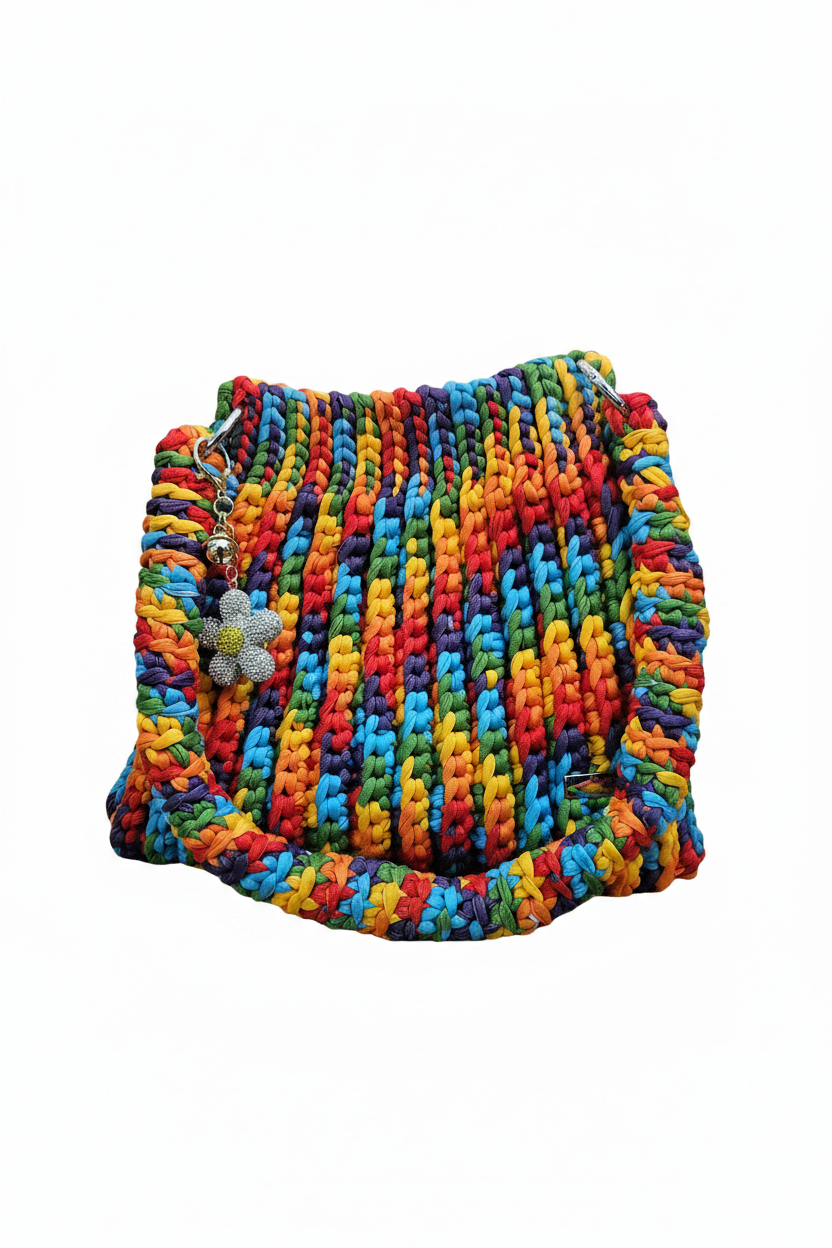 The Wildflower – Handmade Crochet Shoulder Bag