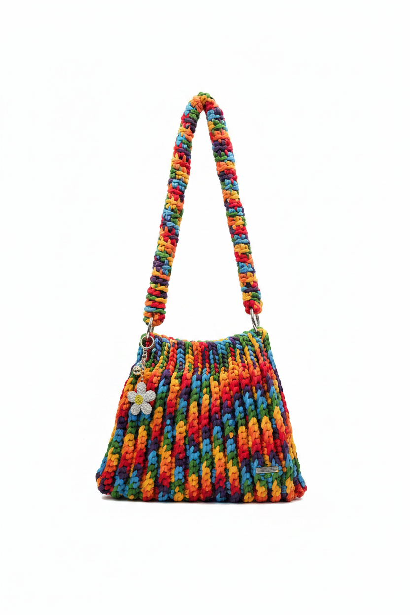 The Wildflower – Handmade Crochet Shoulder Bag