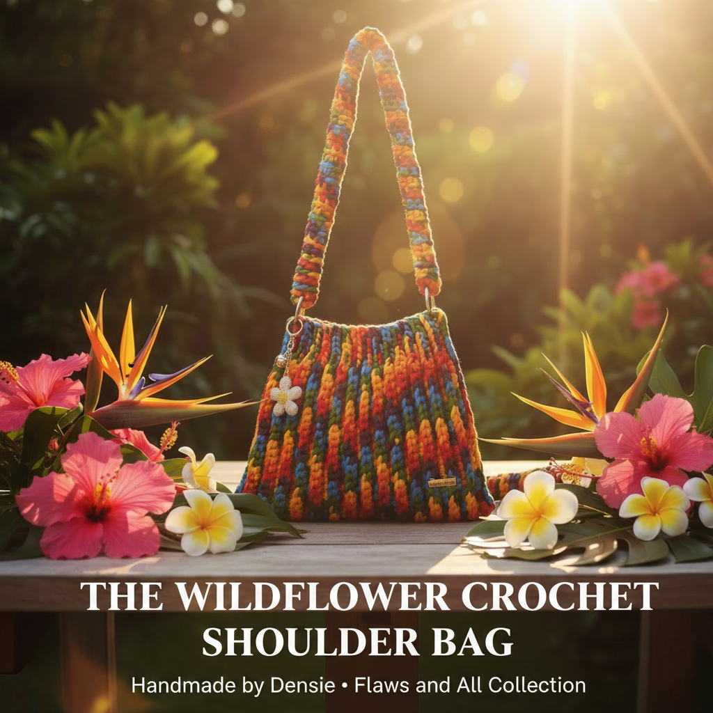 The Wildflower – Handmade Crochet Shoulder Bag